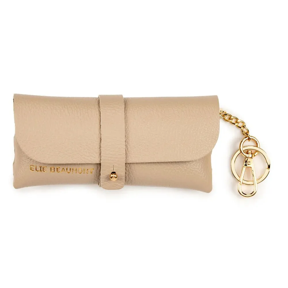 Elie Beaumont Spectacles/Sunglasses Case Biscuit