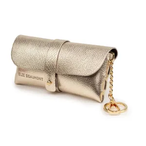 Elie Beaumont Spectacles/Sunglasses Case Gold