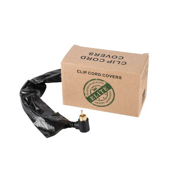 Elite Black Eco-Friendly Clipcord Covers 5cm x 80cm (200pcs/box)