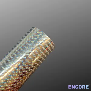 Encore® EFX21 Silver Bubbles Holographic Adhesive Vinyl
