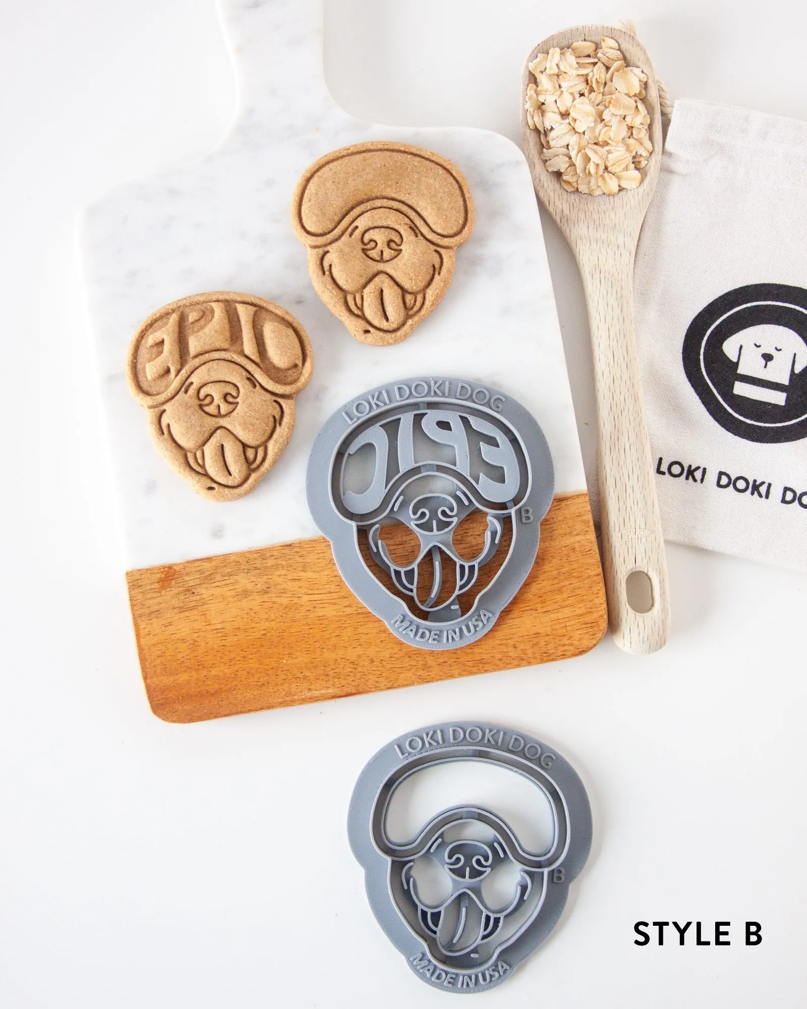 EPIC Adventure Dog with Goggles - Dog Face Cookie Cutter