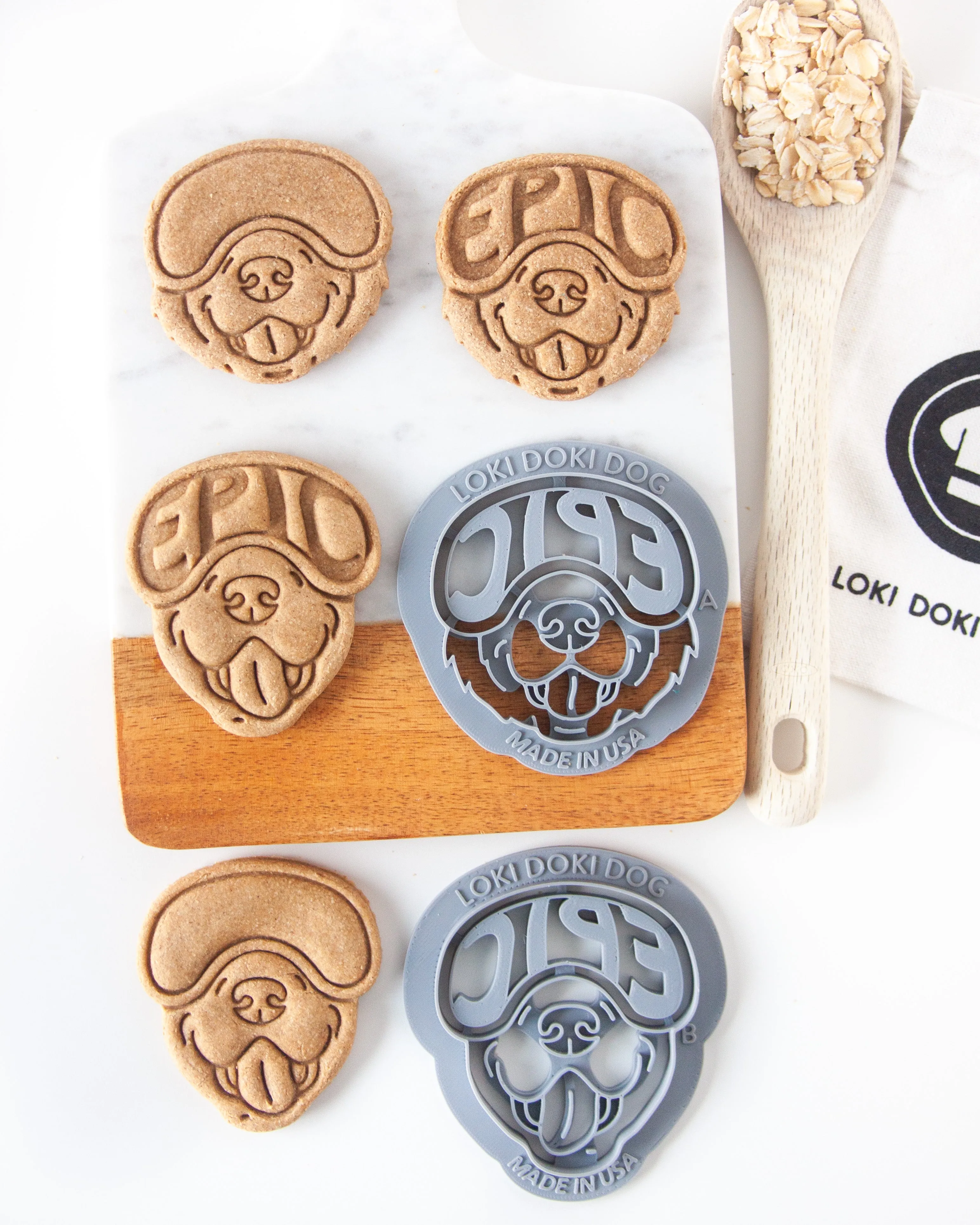 EPIC Adventure Dog with Goggles - Dog Face Cookie Cutter