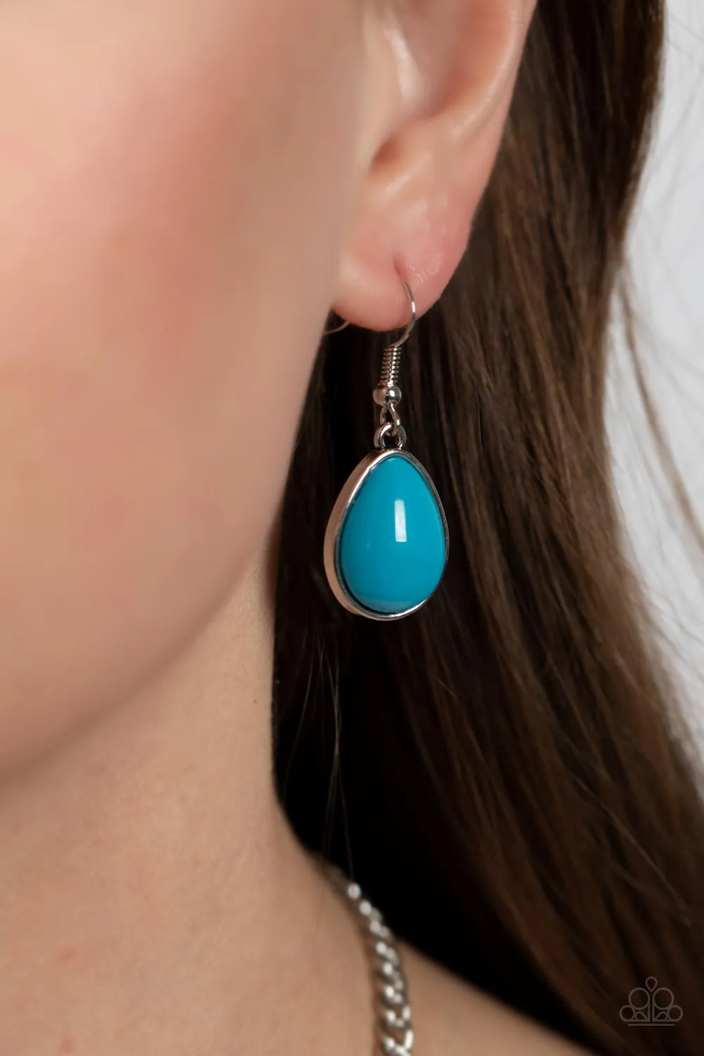 Ethereal Exaggerations - Blue Necklace  - Paparazzi Accessories