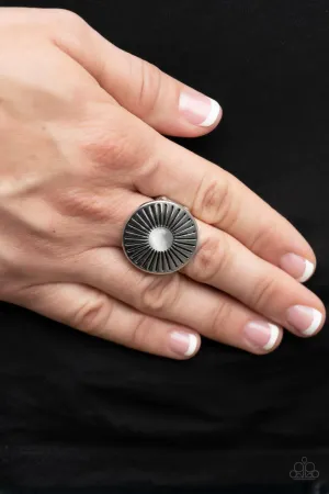 Everglade Eden - White Ring - Paparazzi Accessories