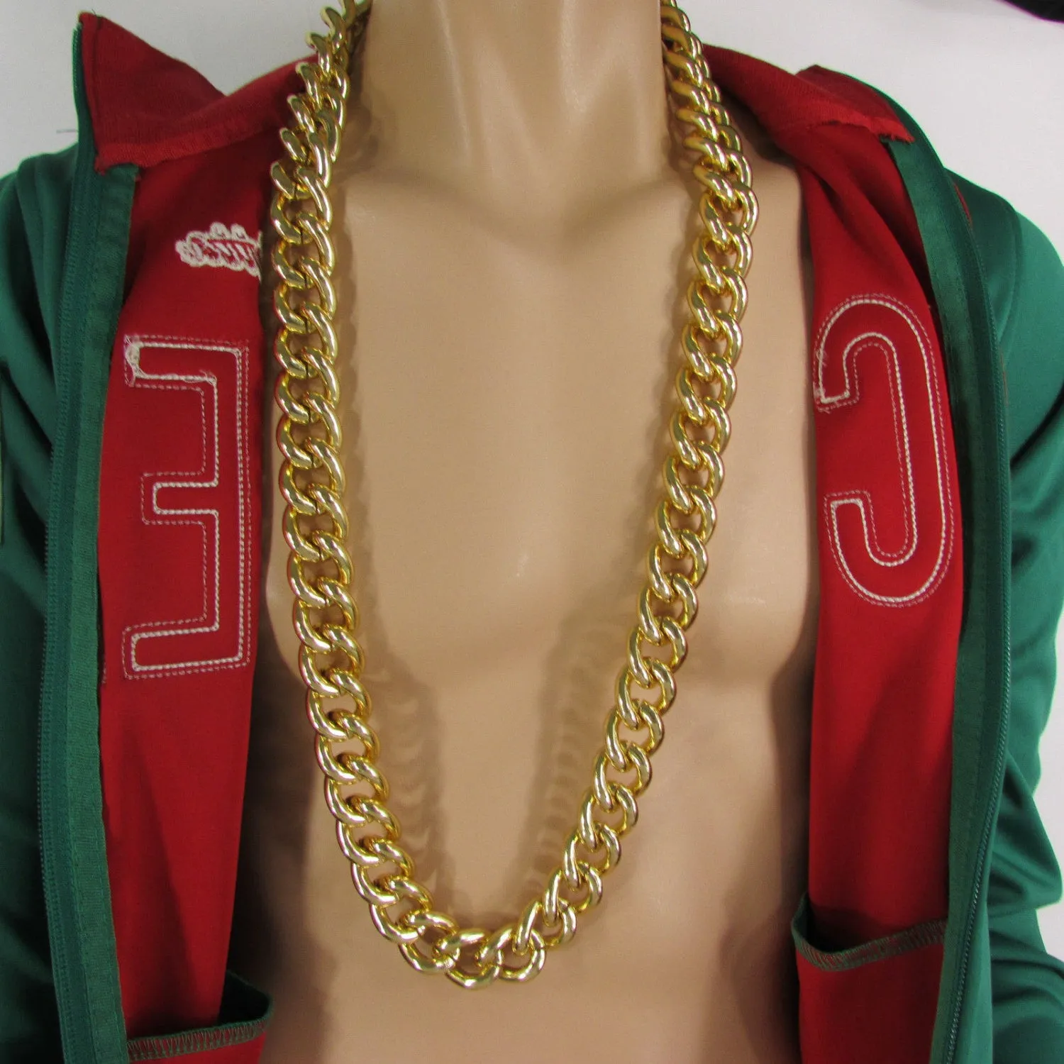Extra Long Chunky Chain Link Necklace