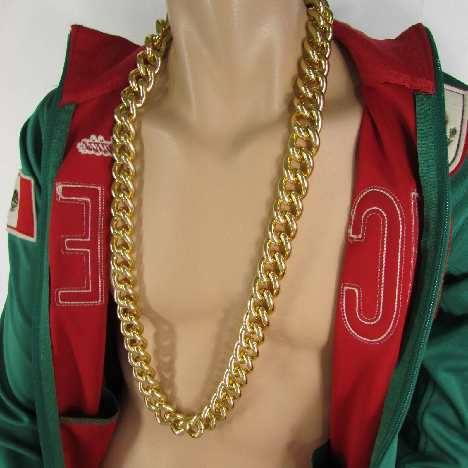 Extra Long Chunky Chain Link Necklace