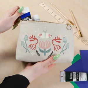 Far and Away Small Cosmetic Bag