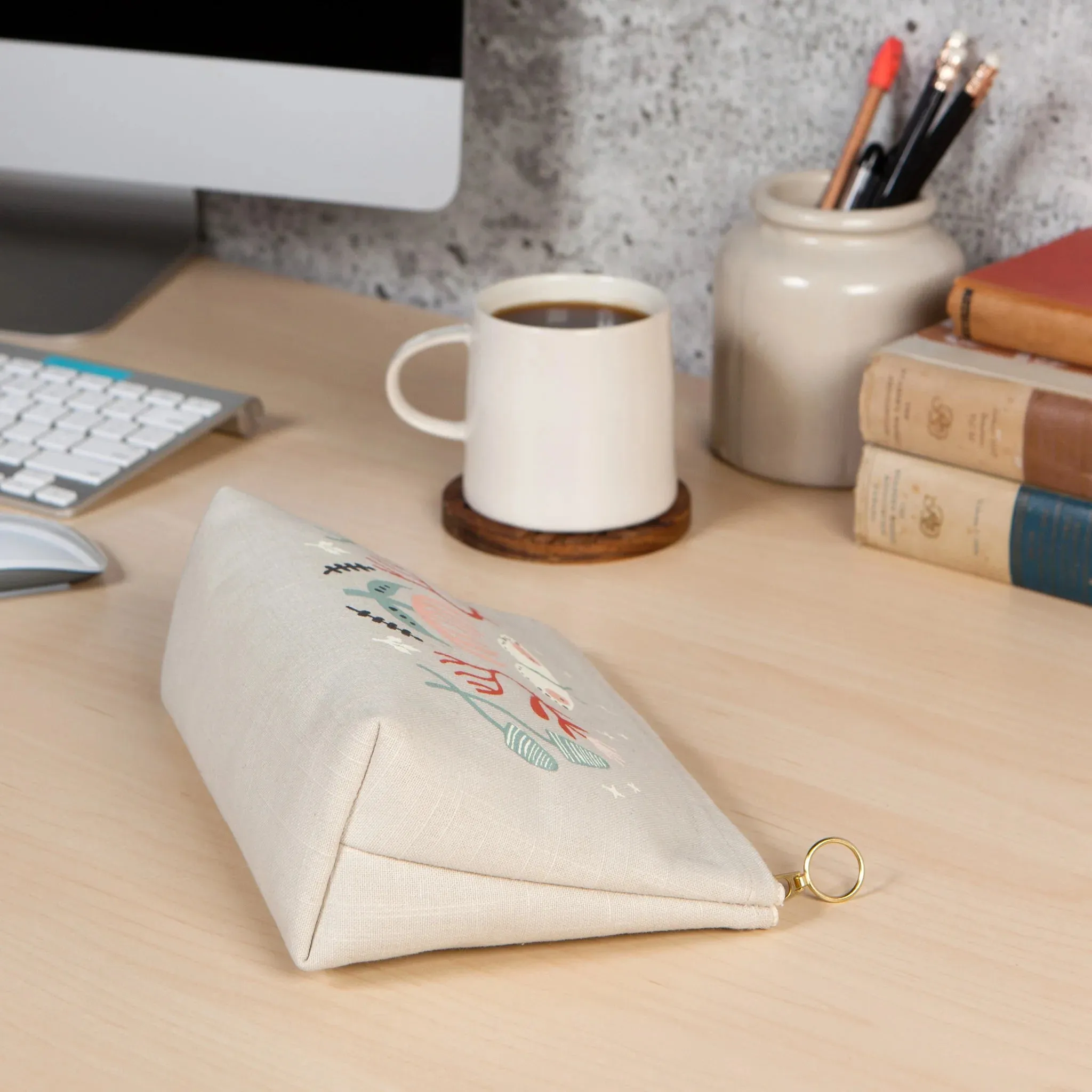 Far and Away Small Cosmetic Bag