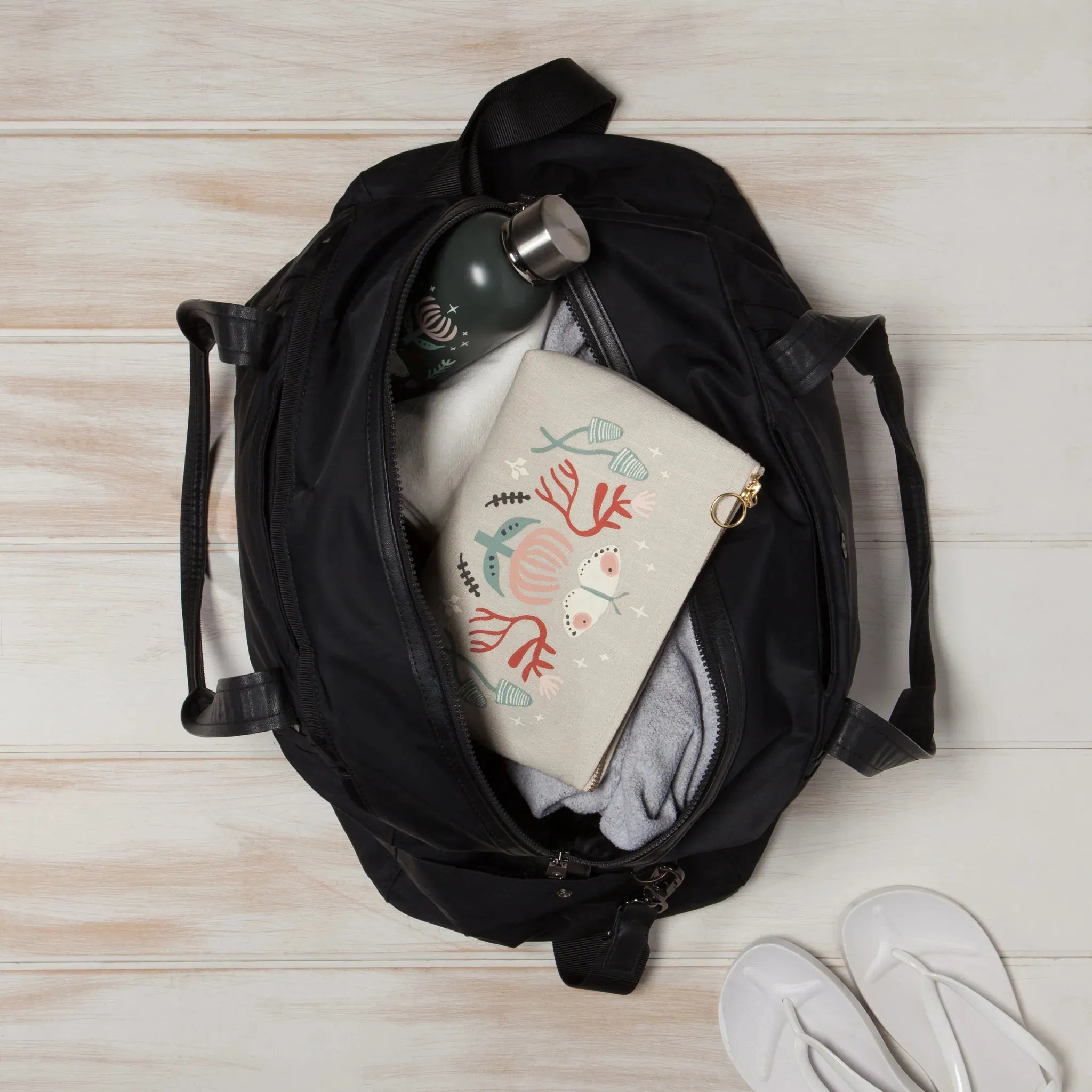 Far and Away Small Cosmetic Bag