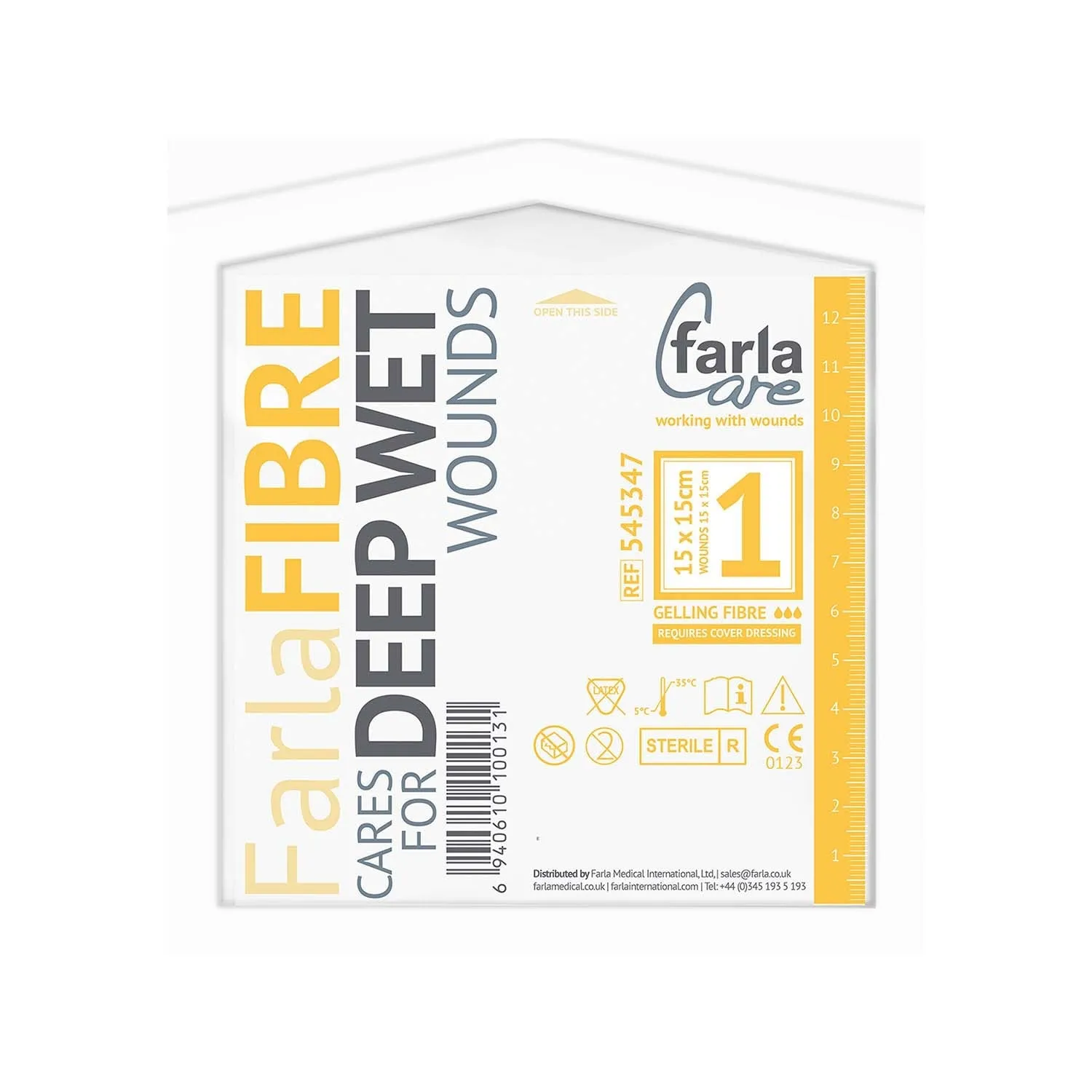 FarlaFIBRE Gelling Fibre | 15 x 15cm | Pack of 5