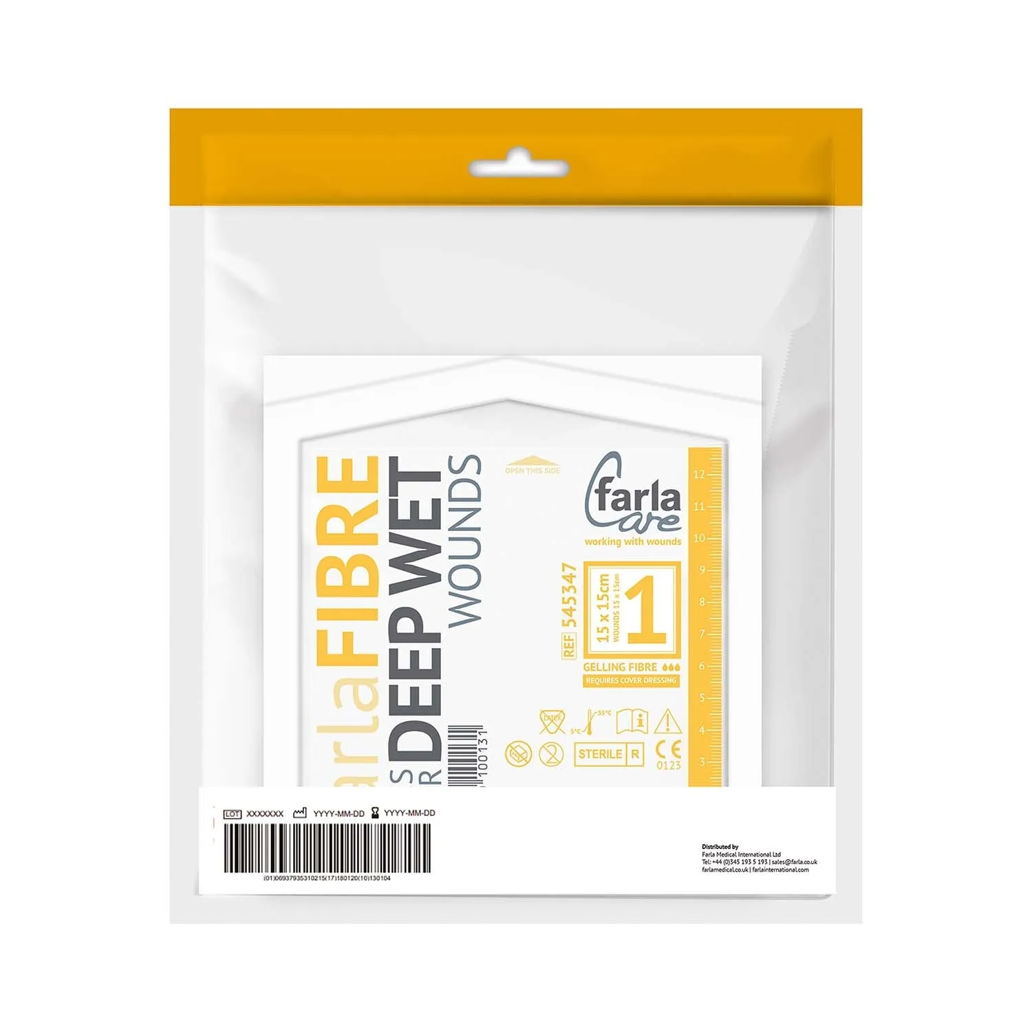 FarlaFIBRE Gelling Fibre | 15 x 15cm | Pack of 5