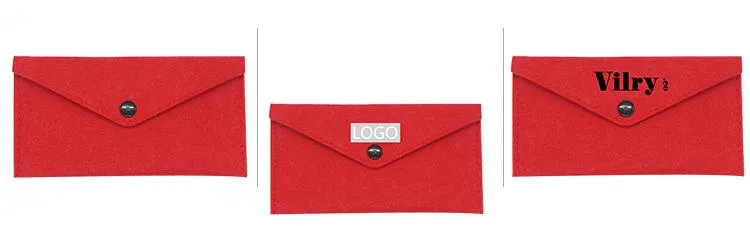 Felt Storage Envelope with Metal Snap