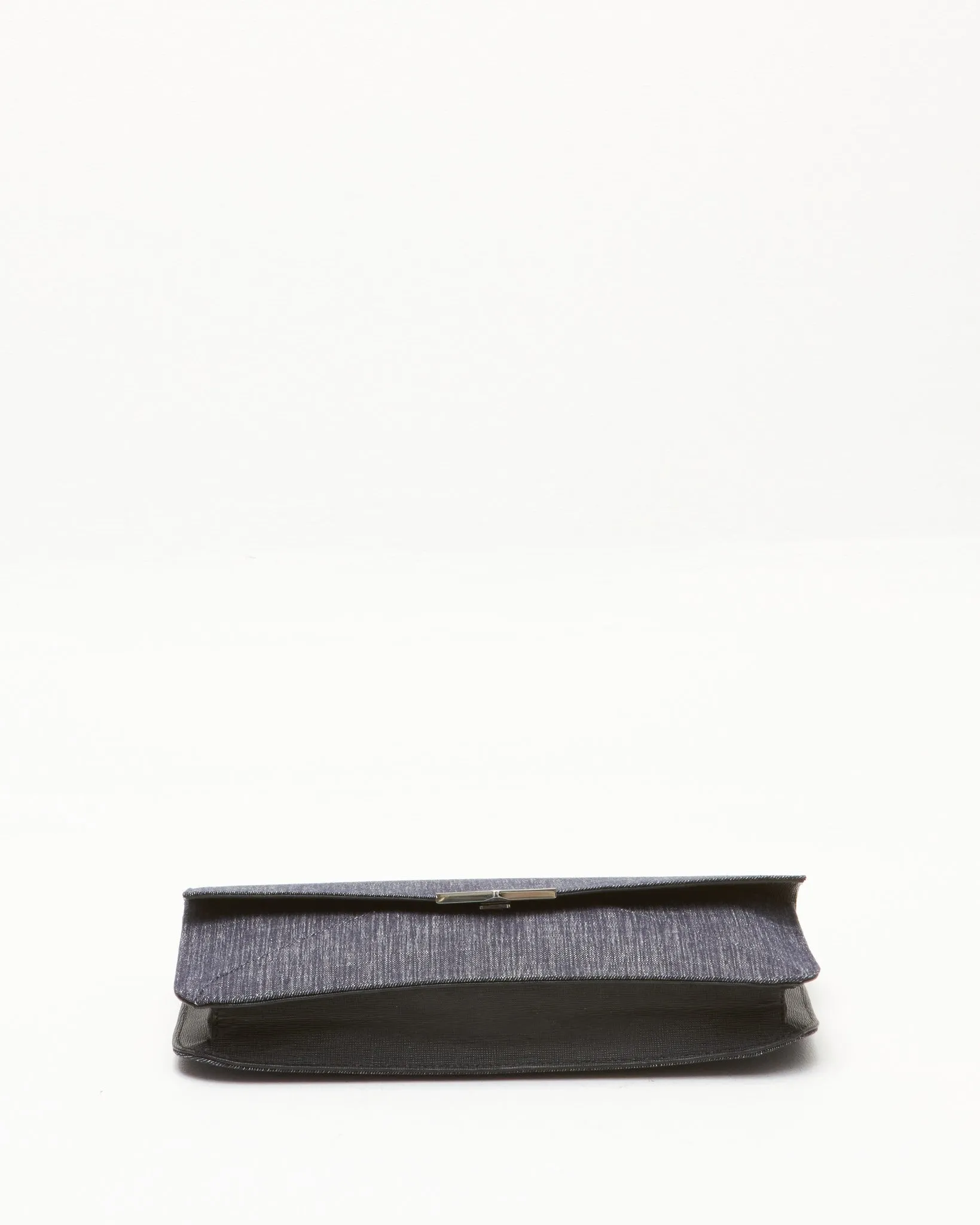 Fendi Denim Envelope Wristlet Clutch