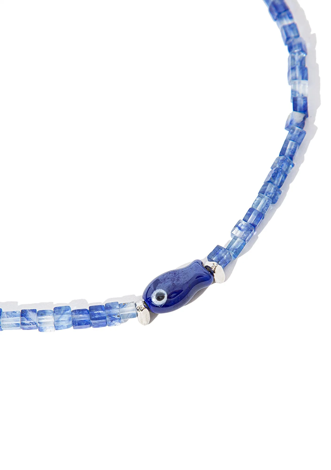 Fish Detailed Navy Necklace