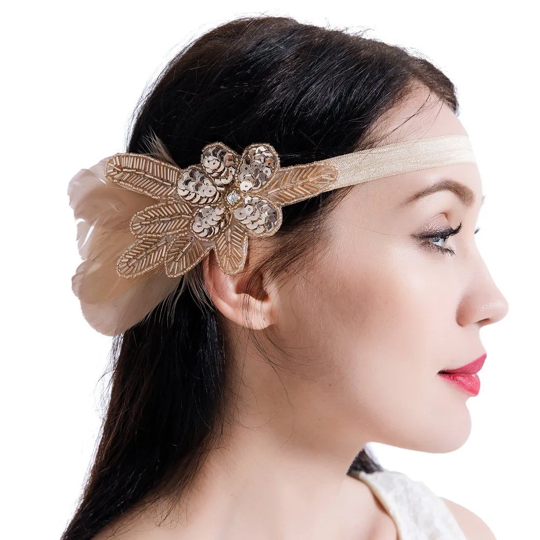 Flapper Girl Costume Accessories Set  of 5