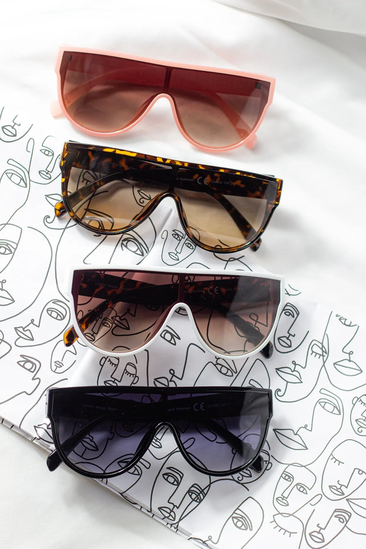 Flat Top Full Lens Sunglasses