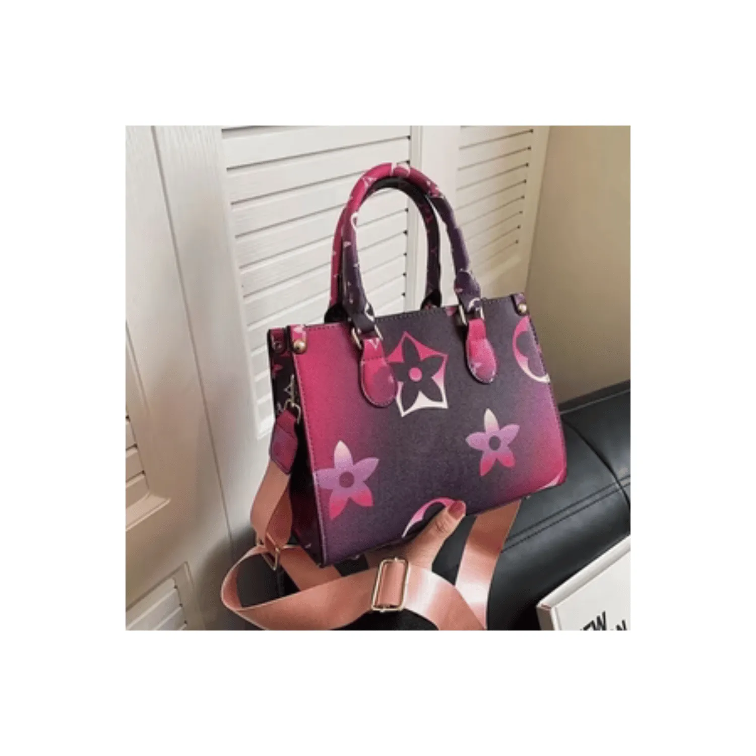 Flower Print Tote