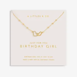 FOREVER YOURS NECKLACE Just for your birthday girl