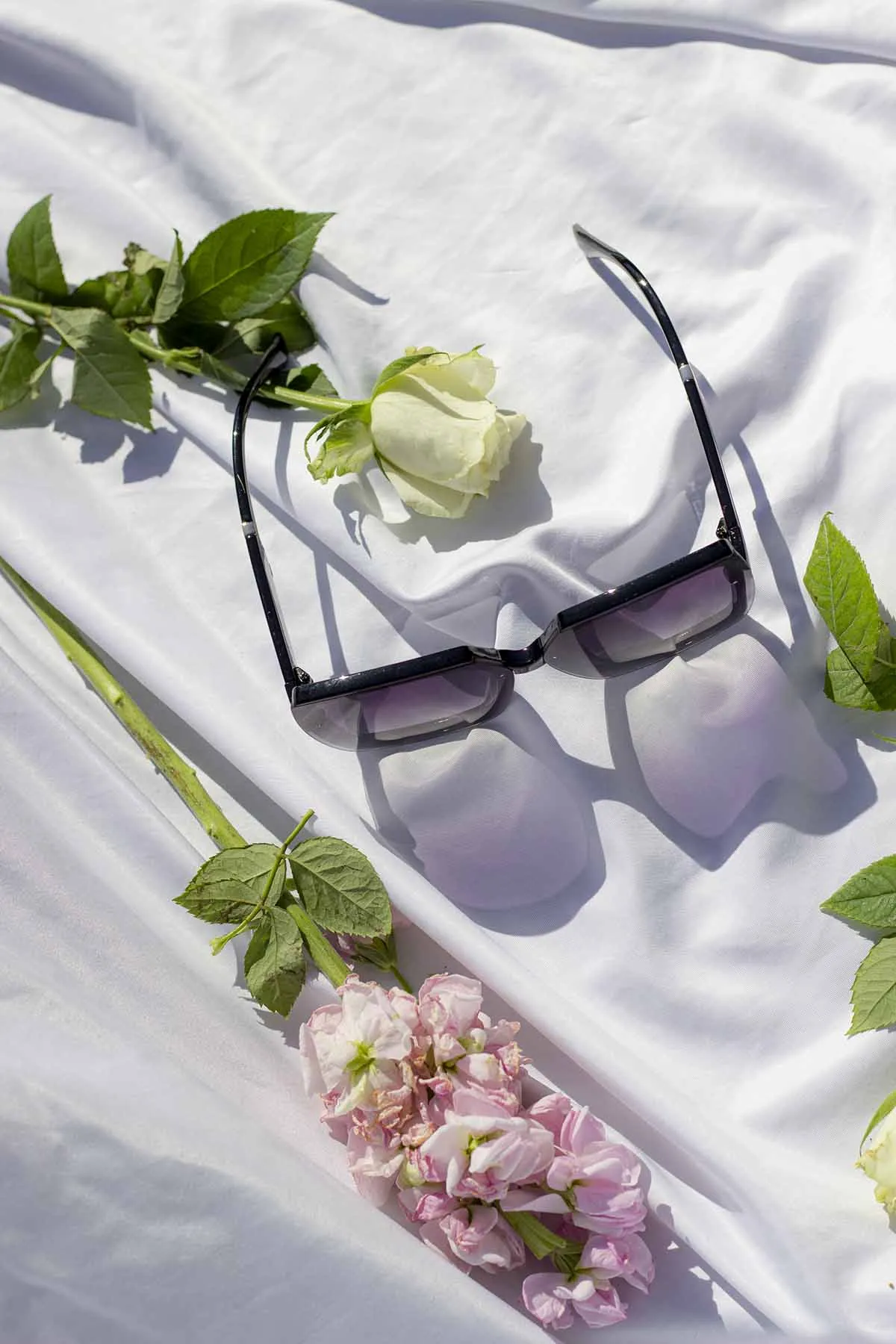 Front Lens Chunky Square Angled Sunglasses