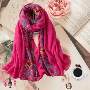 Fuchsia Pashmina Scarf