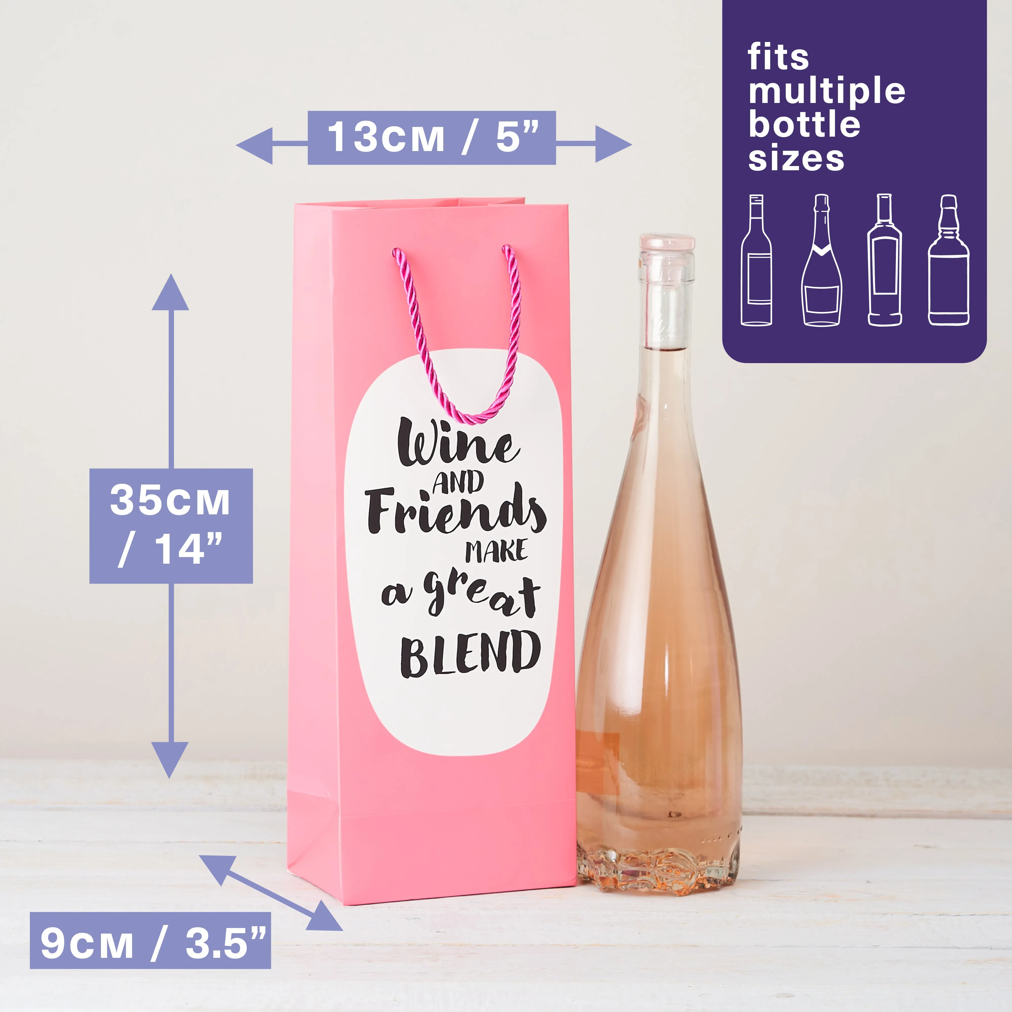Funny Wine Bottle Gift Bags