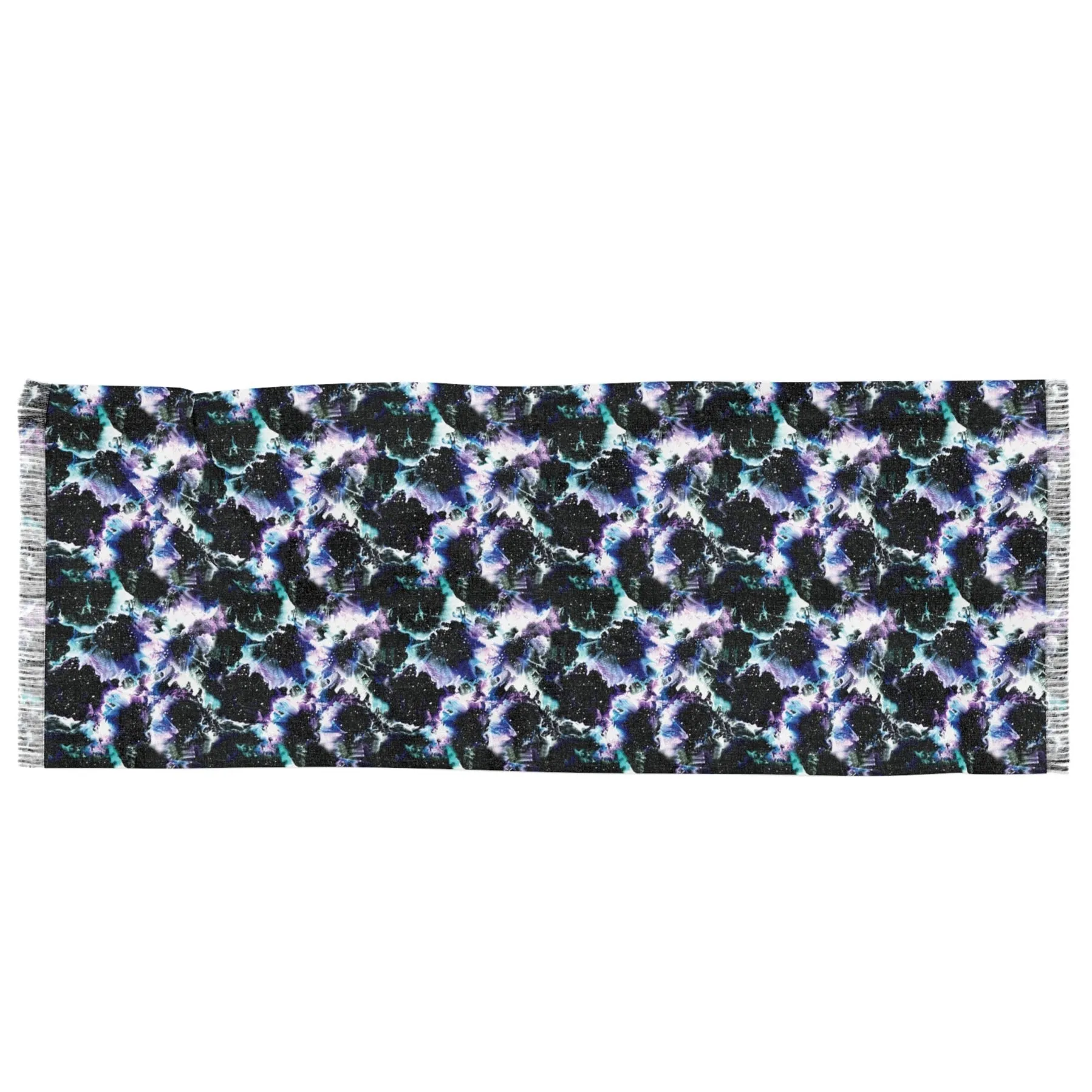 Galaxy - Art Scarf with Fringe