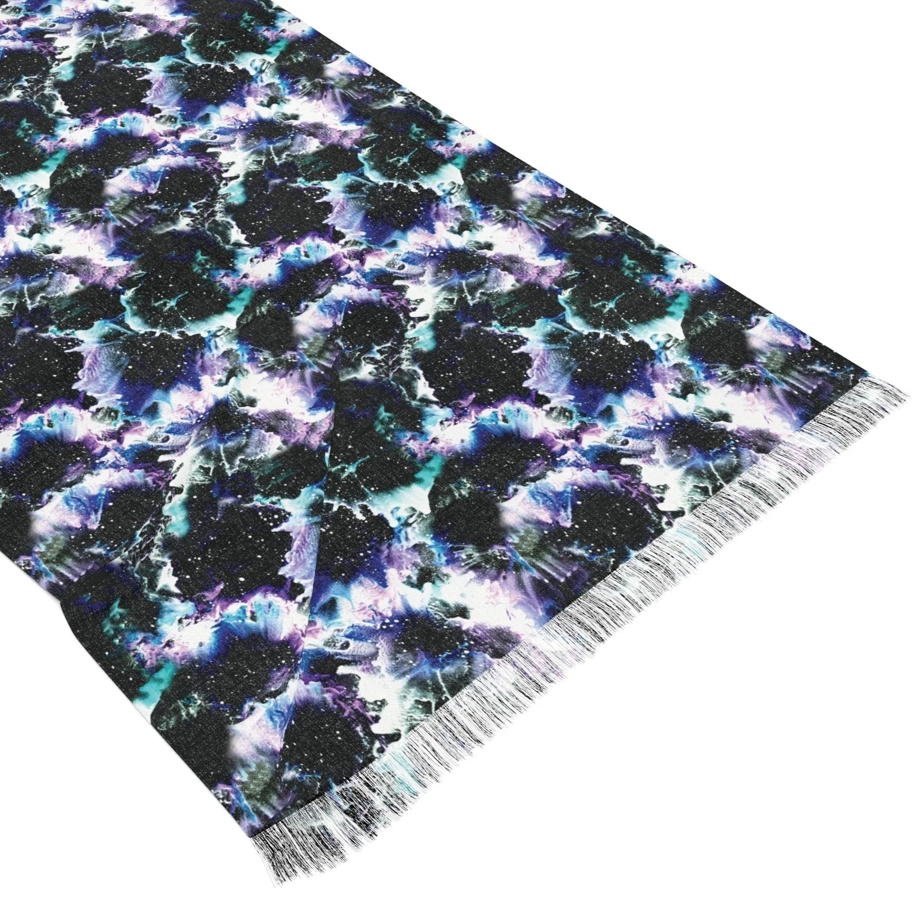 Galaxy - Art Scarf with Fringe