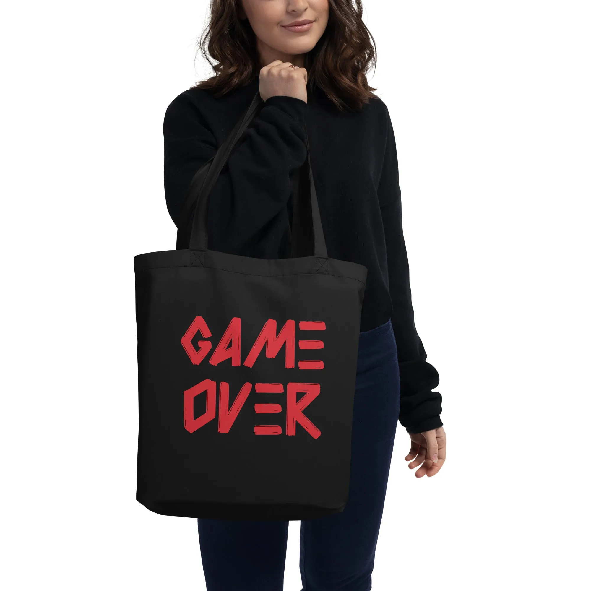 Game Over Eco-Friendly Organic Cotton Tote