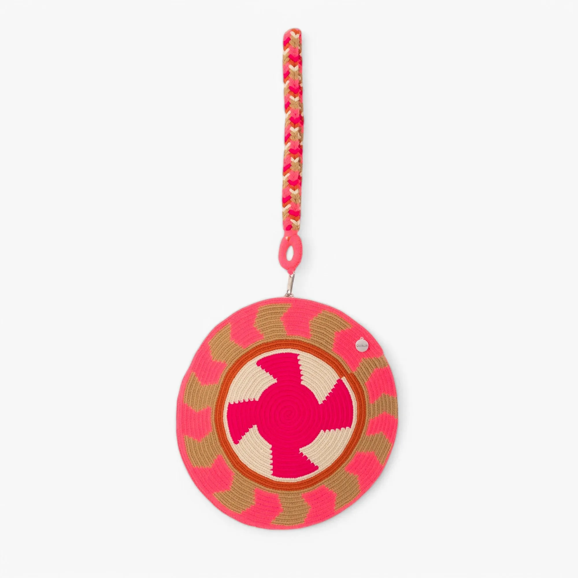 Geometric round envelope | Scarlet
