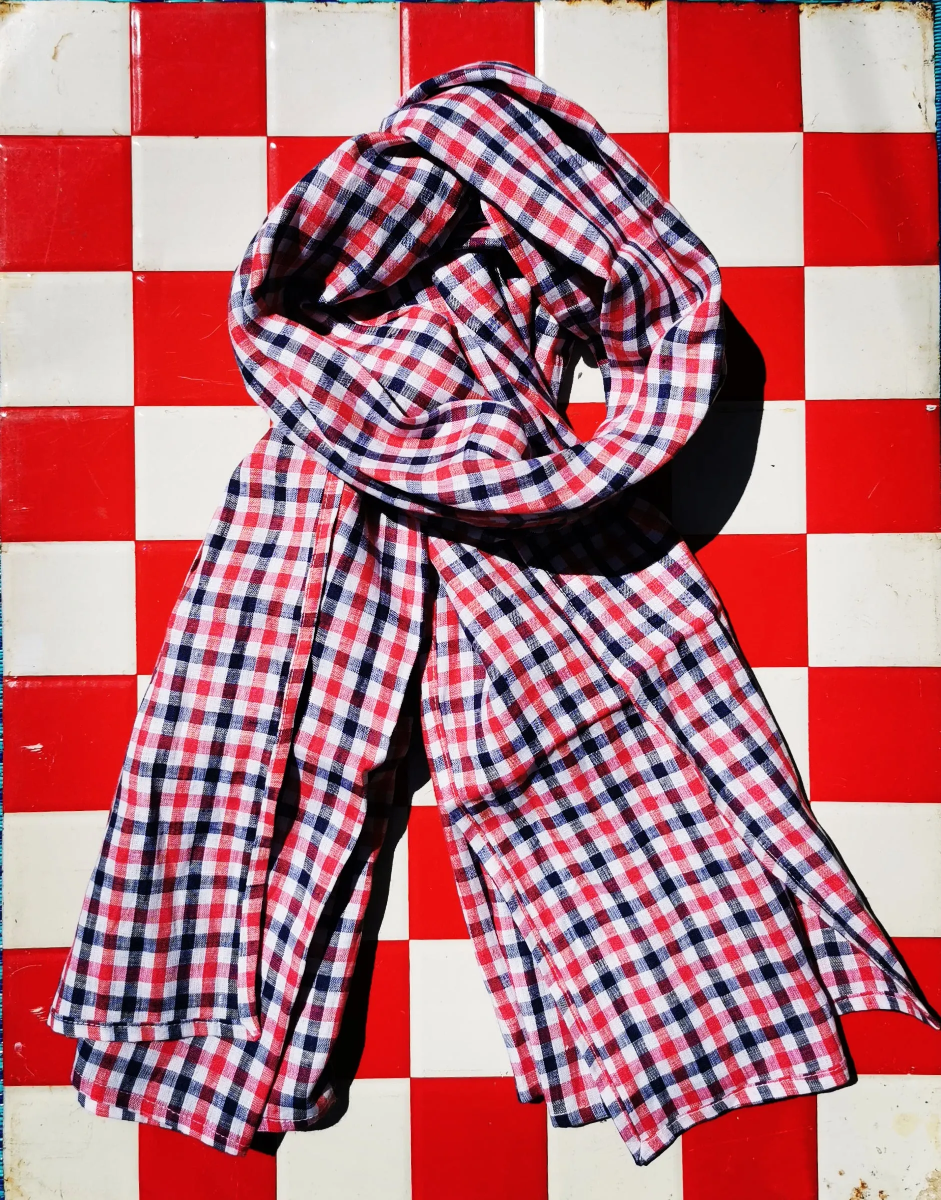 Gingham shawls