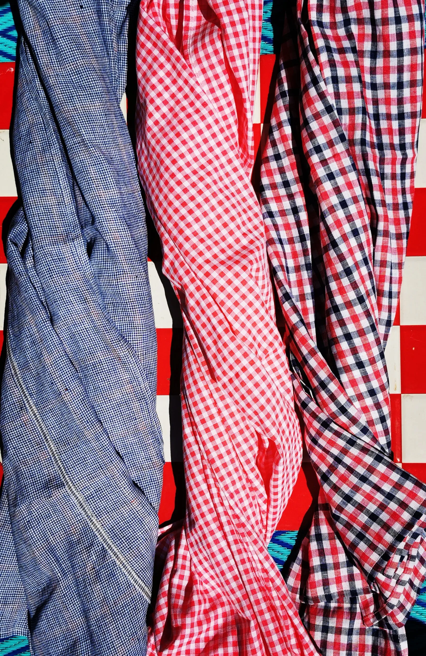 Gingham shawls