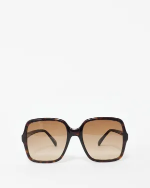 Givenchy Brown Tortoise Oversized Square Frame GV 7123G/S Sunglasses
