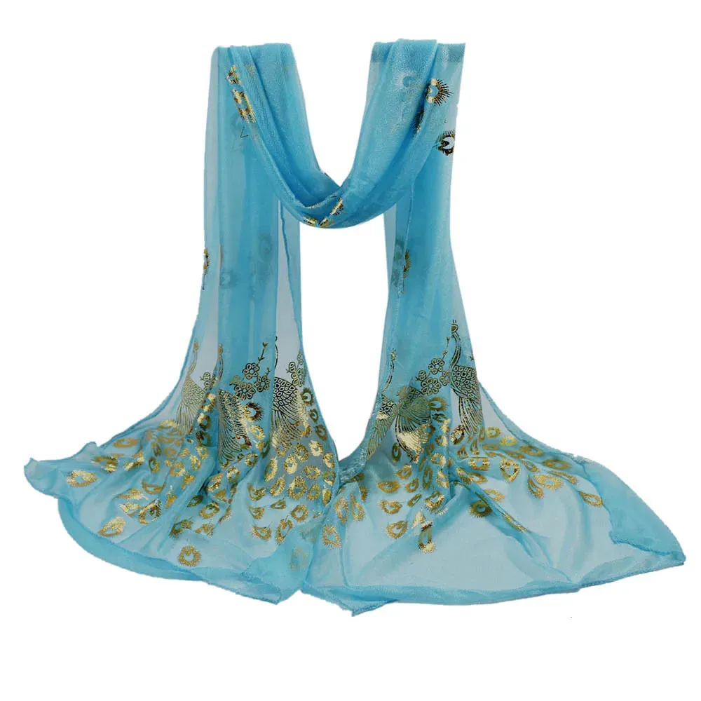 Glitter Shimmer Gold Chiffon Scarf Shawls Muslim Hijab Headscarf Women Long Head Wraps For Summer Beach Scarves Ladies 170*60cm