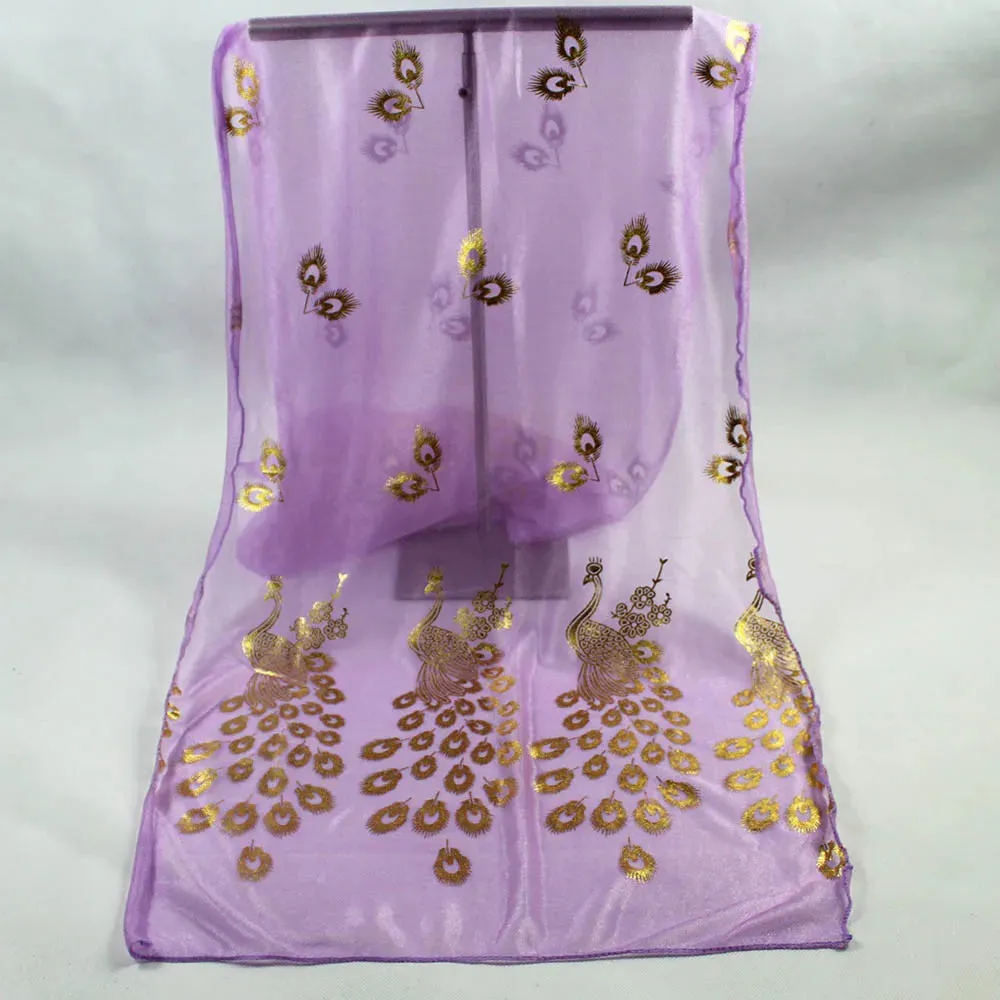Glitter Shimmer Gold Chiffon Scarf Shawls Muslim Hijab Headscarf Women Long Head Wraps For Summer Beach Scarves Ladies 170*60cm