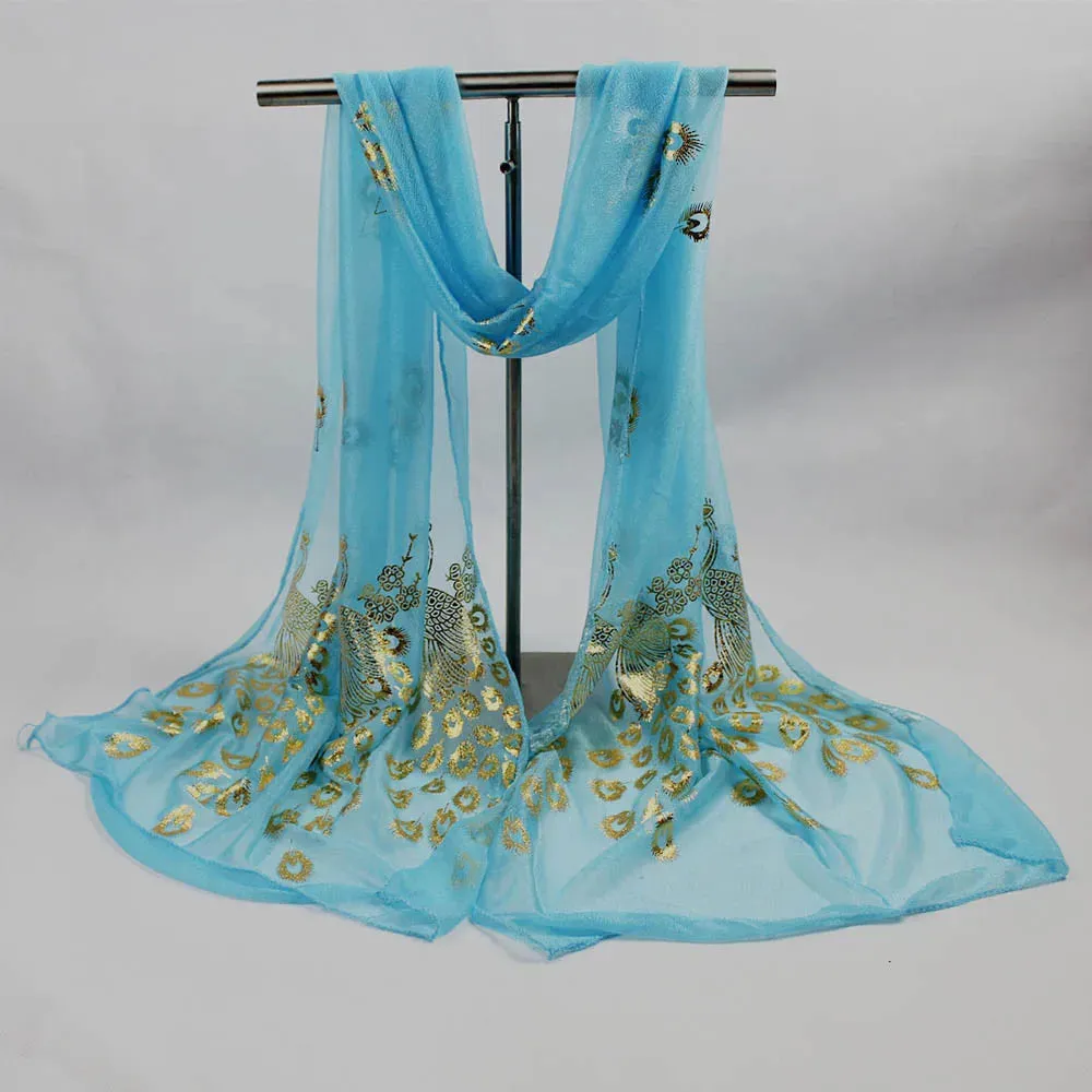 Glitter Shimmer Gold Chiffon Scarf Shawls Muslim Hijab Headscarf Women Long Head Wraps For Summer Beach Scarves Ladies 170*60cm
