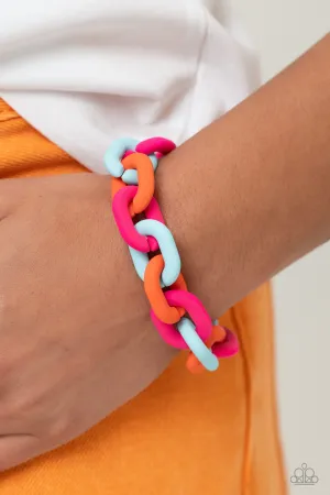 Go the Extra SMILE - Pink Bracelet - Paparazzi Accessories