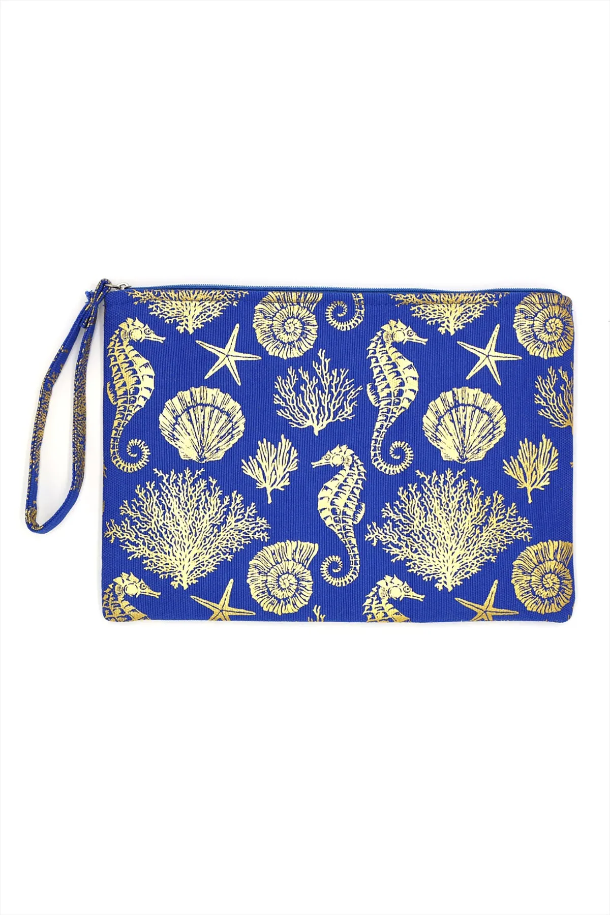 GOLD FOIL SEA LIFE POUCH