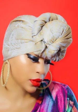 Golden Light Head Scarf