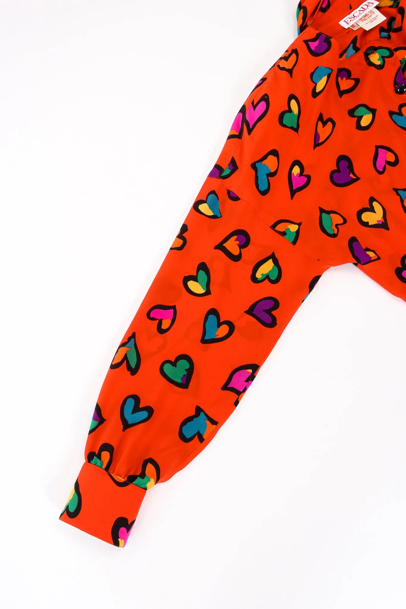 Graffiti Heart Print Blouse
