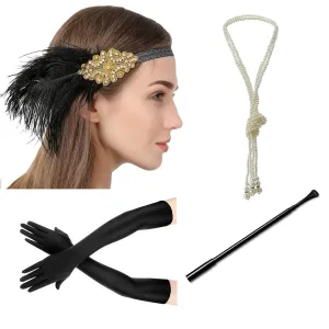 Great Gatsby Accessories 1920 Headpiece Roaring 20s|JaosWish