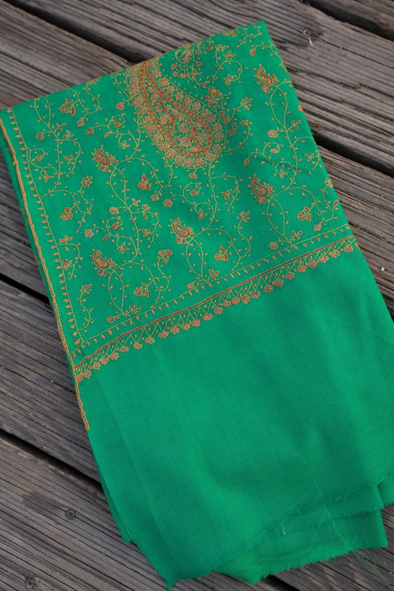 Green Pashmina Shawl