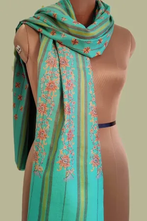 Green Pashmina Shawl