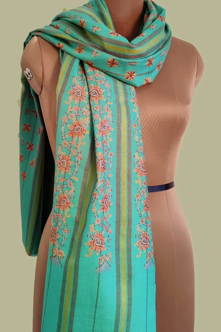 Green Pashmina Shawl