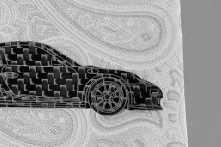 GT3RS (997.2) - Carbon fiber tie clip