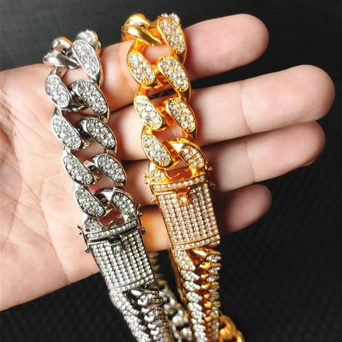 HALF OFF WITH CODE 'HALF' $29.16 - Iced Out Bracelet & Necklaces
