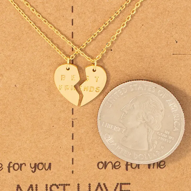 Heart Best Friends Necklace