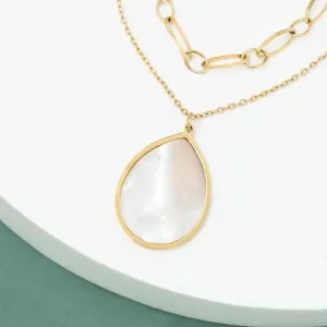 Holly Layered Mother-of-Pearl Necklaces