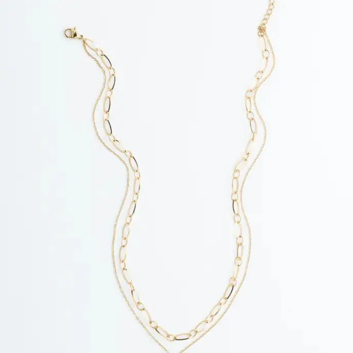 Holly Layered Mother-of-Pearl Necklaces