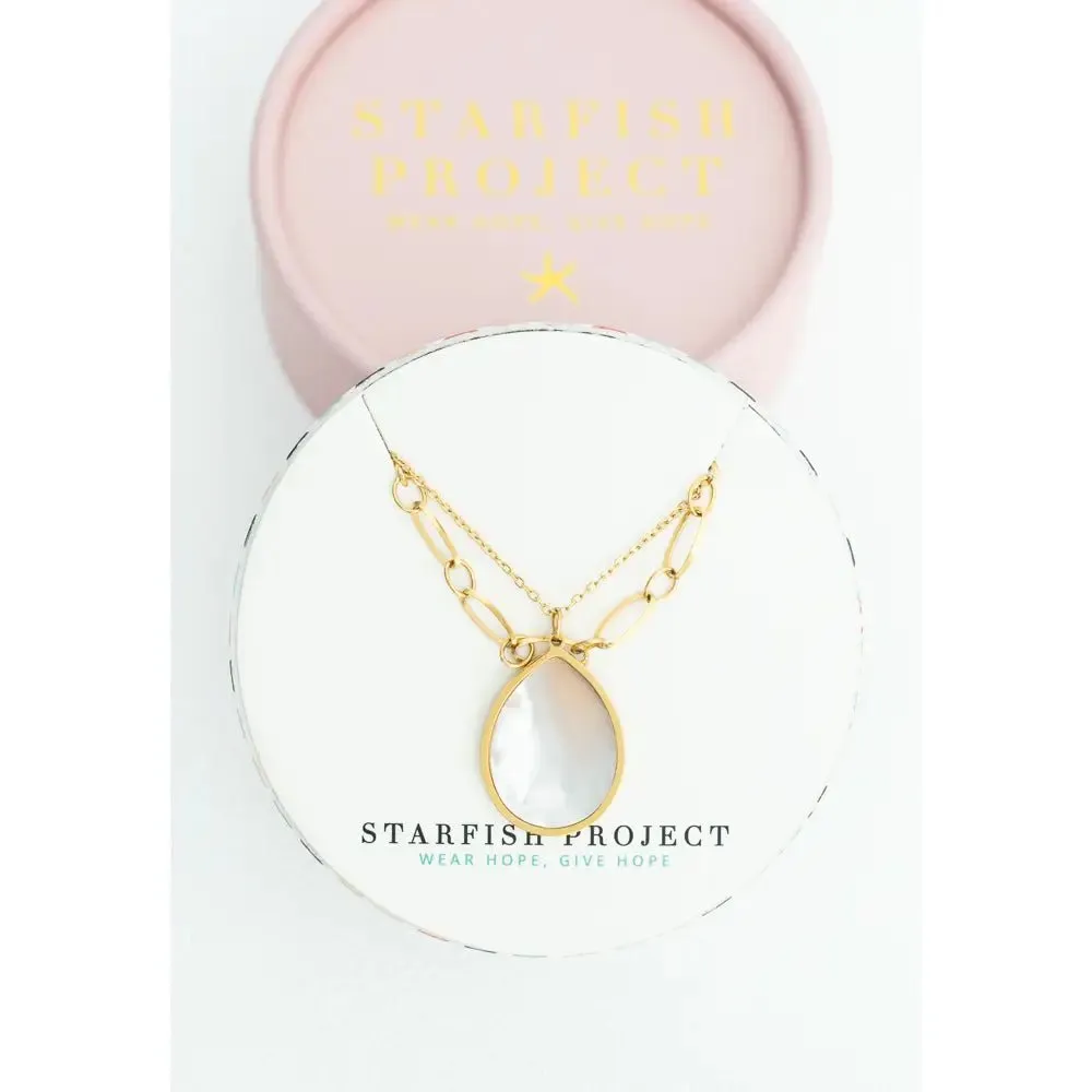 Holly Layered Mother-of-Pearl Necklaces