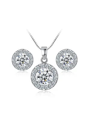 Holy Light Necklace And Earrings Set
